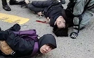 香港「大三罷」實彈殺人 目擊者稱員警情緒失控