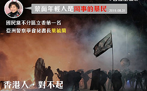 「香港鬧事的暴民」？ 國民黨不分區第一葉毓蘭被點名「幫兇」