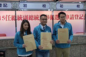 蔡辦領表：副手這1、2天公佈