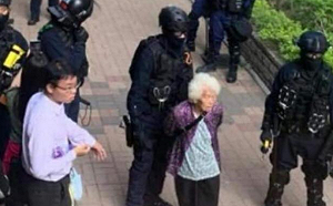 一句「你們為什麼鎮壓人民？」 80多歲阿嬤竟遭港警逮捕
