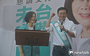 為黃國書加油打氣 蔡英文：國會沒過半 買不到F16戰機