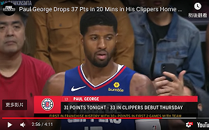 NBA／用44分鐘砍70分　喬治：我有了新的肩膀(影)