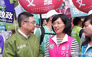 強制老爸休息　蘇巧慧：醫生說他太累了