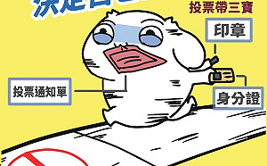 2020大選倒數 插畫家跨刀中選會宣導海報「有亮點」