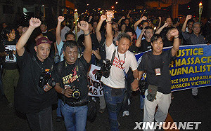 32名記者遇害案 菲媒黑衣哀悼：新聞不是罪行