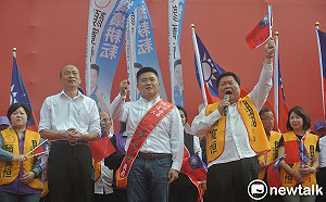 韓流強襲台中  為藍八選將站台  韓國瑜：要把台灣天空的悶打破