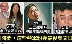 「共諜案」藍營粉專靜悄悄  只是堵藍：各自逃命？