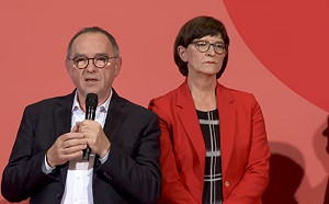 (影)德社民黨新黨魁出爐 梅克爾執政聯盟岌岌可危