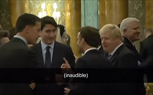 (影) 英法加3國領袖閒聊全都錄 疑似調侃川普話太多