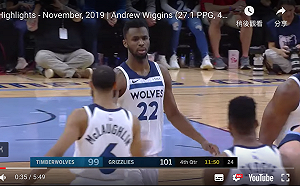 NBA／前狀元登上灰狼三分球王　隊友「新狼王」隨時篡位(影)