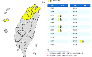 注意保暖！5縣市低溫特報 今晚明晨最冷