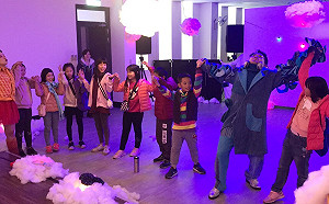 台灣首座電台沉浸式劇場正聲台中台 原民學童搶先體驗