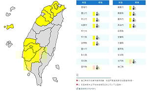 注意保暖!清晨最低溫桃園大溪8.6℃  11縣市亮低溫黃燈