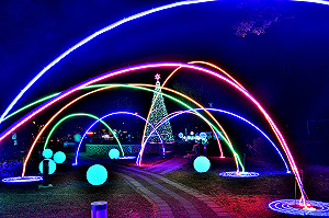 台中石岡亮起來！ 特色景觀融入9大燈區點亮水鄉