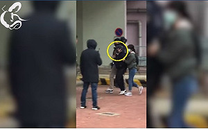 港黎明大三罷10區開花  理大記者拍到黑衣女被捕入樓