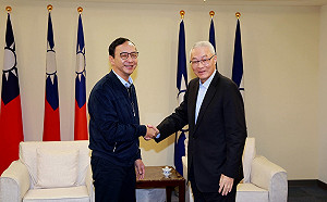 拜會吳敦義整合藍軍  朱立倫：絕不能有個人自私考量