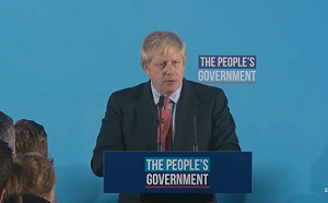 英保守黨狂勝  強生承諾回報選民信任下月底脫歐