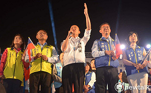 嘉義造勢 韓國瑜:民進黨執政台灣「茫、苦、翻、亂」