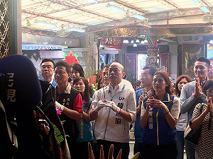 祝福韓國瑜高票當選總統? 岡山壽天宮主委:接待不代表支持特定對象