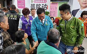 鄭文燦跨區新北輔選  拉抬張銘祐選情加溫
