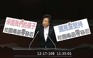 毒品條例修正草案戰輸民進黨  沈智慧：重返執政後「一克不能留」