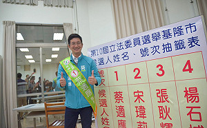 基隆市區域立委共4人參選 立委號次出爐！