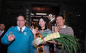 綠營雙市長加持！ 黃偉哲、鄭文燦力挺洪慈庸連任