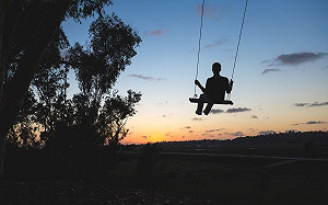 (影)男盪鞦韆到底面朝何處？12秒影片掀萬人戰翻：快要瘋了