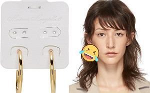 女逛網拍見模特耳環「戴法」太潮！53萬人看傻：是在哈囉