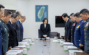 黑鷹失事》蔡英文指示設「0102殉職將士會場」供民眾追思