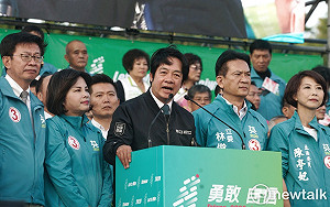 英德台南造勢喊15萬人 賴清德：若立委沒過半 蔡英文總統國會跛腳