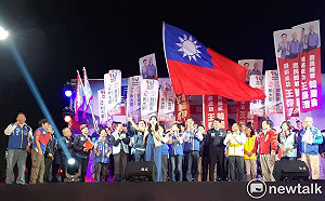 嘉義大造勢韓國瑜、吳敦義都沒來.....  李佳芬代夫出征