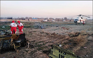 烏克蘭航空班機伊朗墜毀 機上170人全數罹難