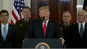 拿麼克制? 伊朗飛彈襲擊  川普 :我們擁抱和平  不想動用軍隊