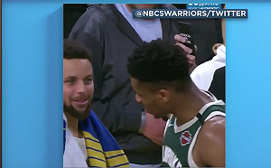 NBA／私下招募字母哥？柯瑞：我們只是在聊電動(影)