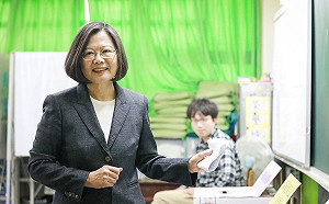 蔡英文一路領先 預計8時舉行國際記者會