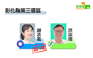最新》得票8萬2367 彰市三國民黨謝衣鳳自行宣布當選