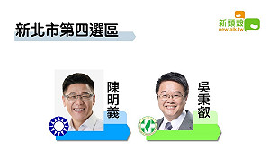 最新》得票44285 新北四民進黨吳秉叡自行宣布當選