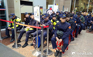 藍選情紛傳災情 警力進駐國民黨中央黨部