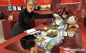 中友百貨歐洲古老棒槌蕾絲工藝展  驚見「台灣之美」