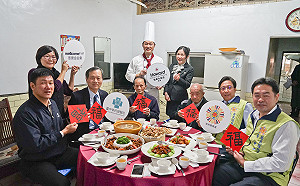 台中榮總與福華大飯店攜手獻愛心  百份五星主廚年菜饗榮民