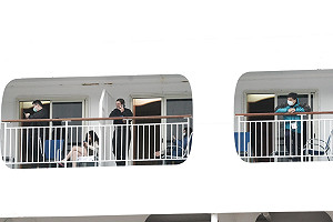 武漢肺炎》寶瓶星號旅客無發燒狀況  70名旅客需採檢