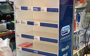 武漢肺炎》新加坡發橘色警戒掀搶購潮 連保險套也缺貨