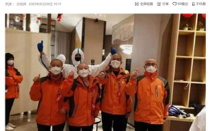 支援武漢便於防護  西安百名女醫護剃光頭平頭