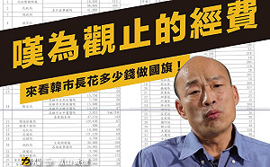 黃捷爆韓國瑜砸218萬公帑插國旗 台灣基進表示...