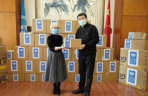 聯合國淪中國外宣  新華社獨家:捐50萬美元醫療品