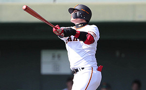 日職/陽岱鋼扛出巨人本季首轟 擠進一軍沖繩名單