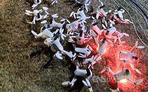 台灣燈會無人機展演遭干擾 造成48架掉落受損