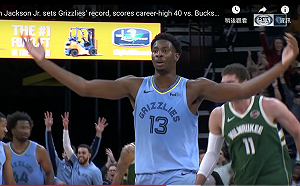 NBA／20歲小將恐缺席2周　灰熊季後賽之爭拉警報(影)