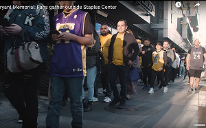 NBA／送Kobe最後一程！兩萬名球迷齊聚追思會(影)